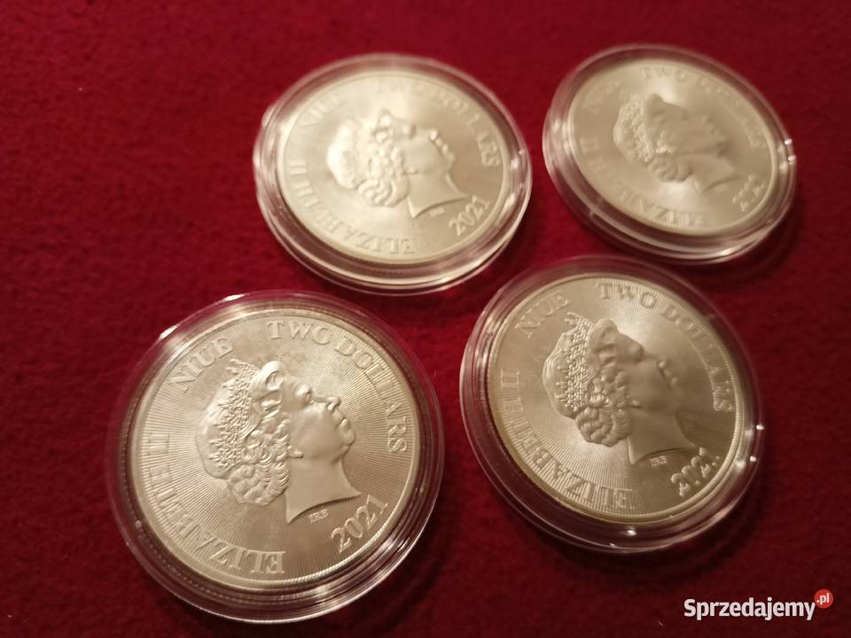 Srebrna moneta Roaring Lion 2021 Rzeszów