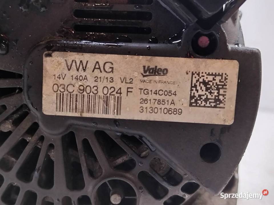 ALTERNATOR 03C903024F 14 TSI VW Volkswagen