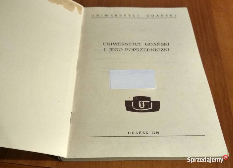 Uniwersytet Gdański i jego poprzedniczki Gdańsk