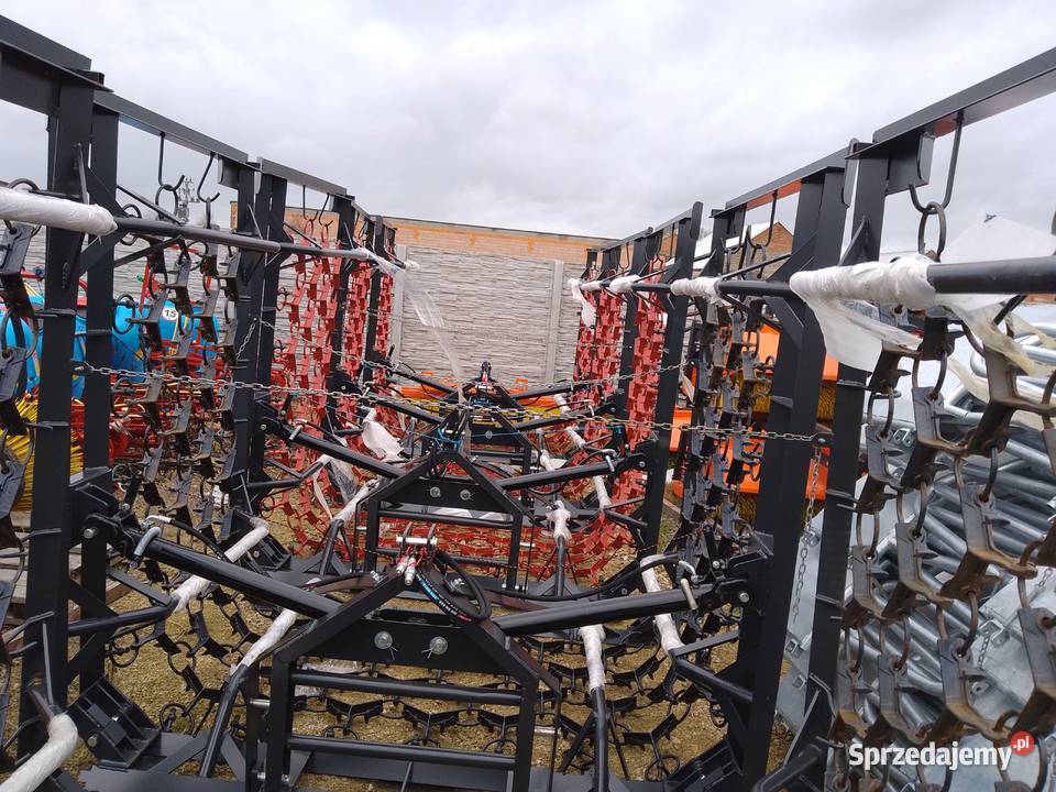 Włóka łąkowo polowa 6m hydrauliczna Metal Łowicz