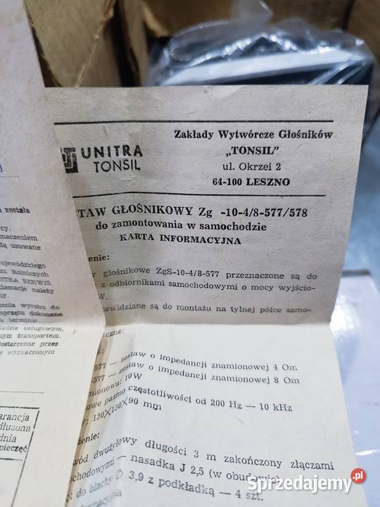 Radio UNITRA safari 6 R801 Głośniki UNITRA