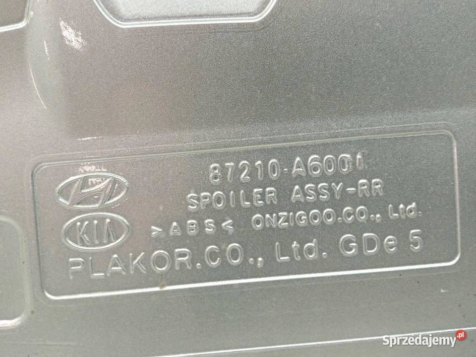 SPOILER LOTKA KLAPY TYŁ 5D HB Hyundai i30 II świętokrzyskie sprzedam
