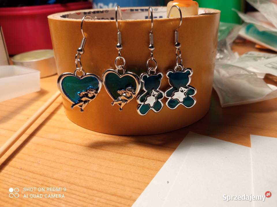 Kolczyki z żywicy Łódź