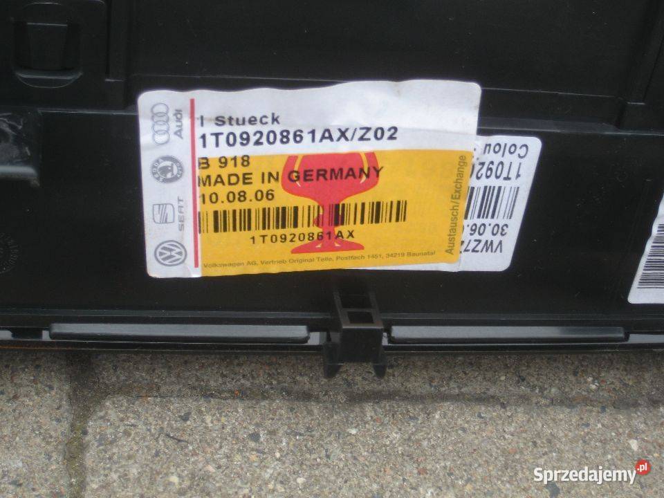 vw touran 0306r 19tdi 105 zestaw startowy Rakoniewice