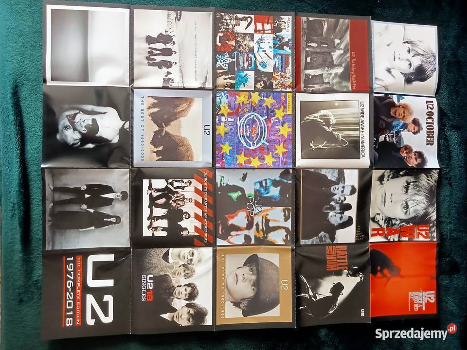U2 pełna dyskografia box 22 płyty cd nowy folia mazowieckie Ząbki
