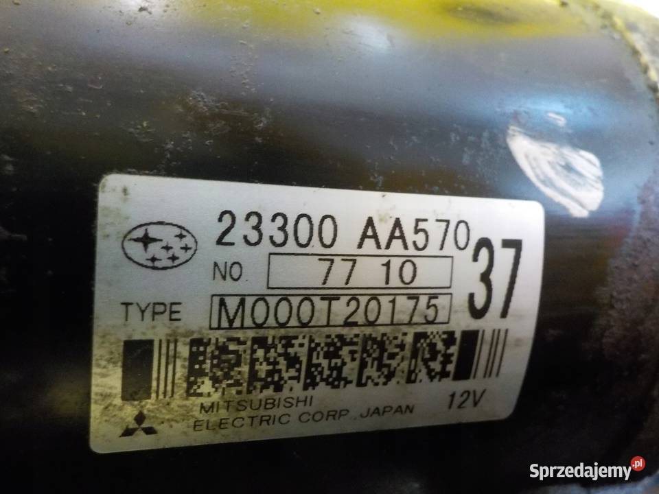 SUBARU OUTBACK 25 B 09r 175 rozrusznik