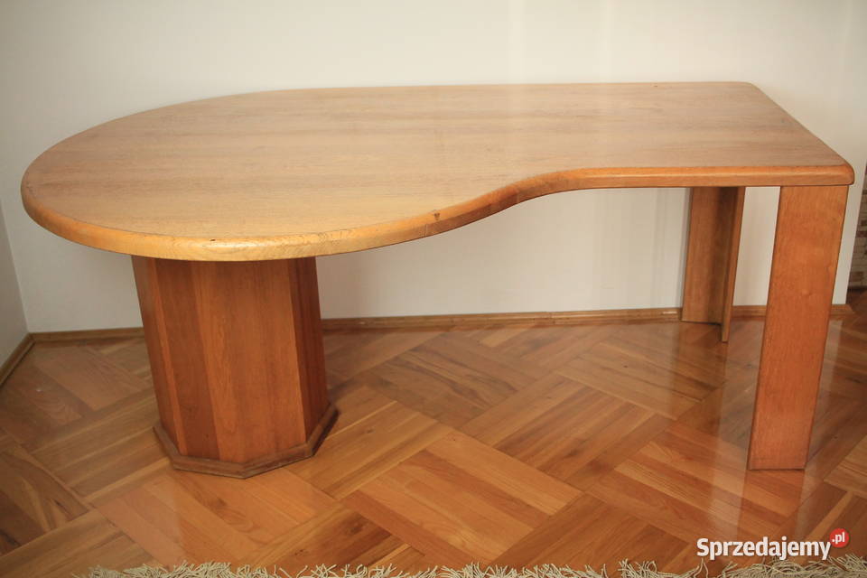 Duże biurko lity dąb do pracownipokoju dziecka Pszczyna