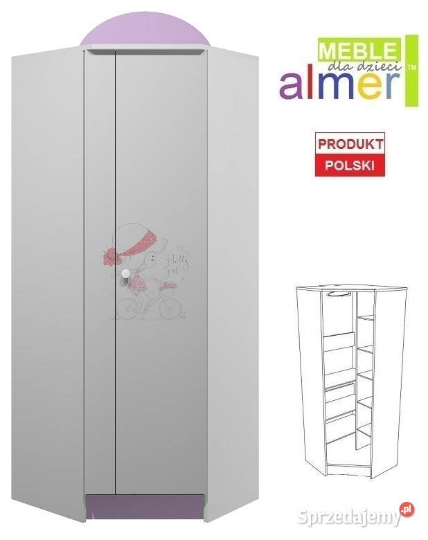 PRETTY GIRL 22 N27 szafa narożna dziecięca 70x70 śląskie Jaworzno
