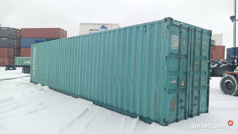 Używany kontener morski 40HC Pewny Kontener Warszawa