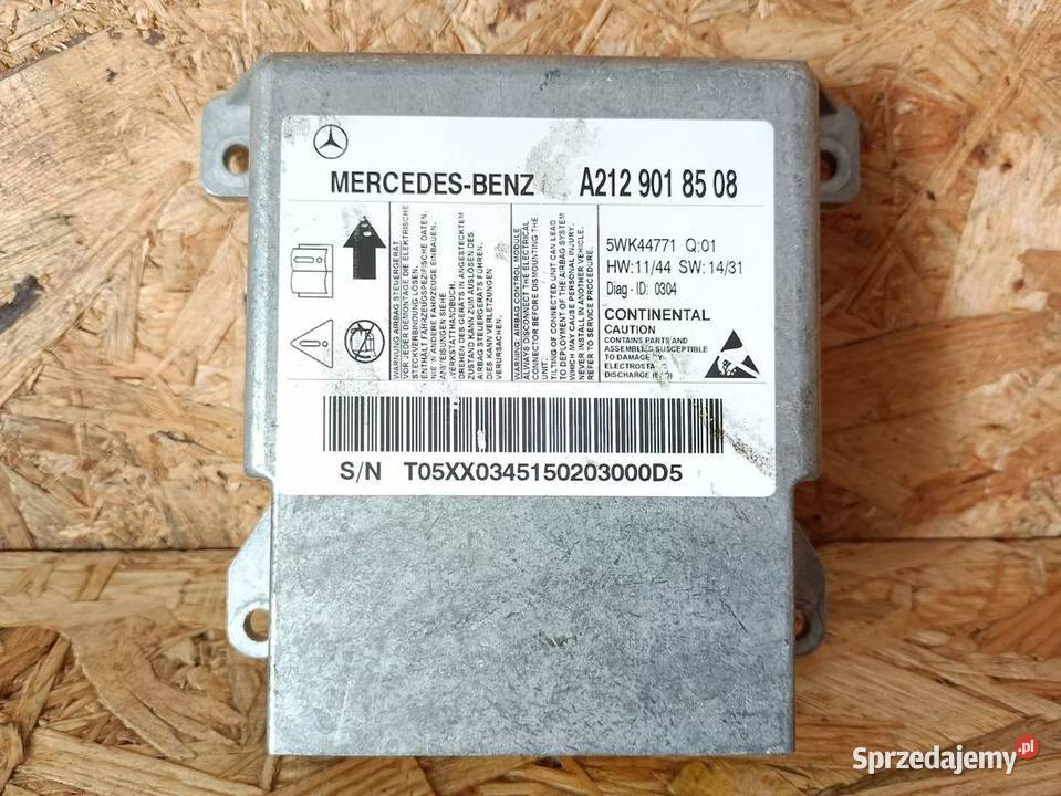 MERCEDES EKLASA W207 W212 MODUŁ PODUSZEK SENSOR osobowe Pleszew sprzedam
