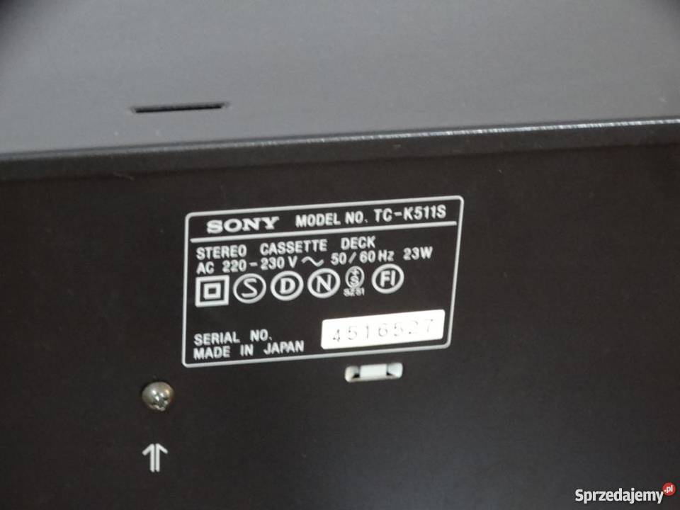 Magnetofon Sony TCK511S 3 Head Dolby S WYSYŁKA Jasło