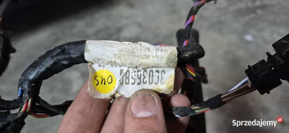 Wiązka instalacja elektryczna fotela prawego Vw pomorskie Słupsk