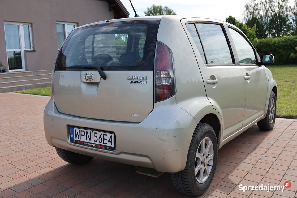 Sirion 4wd automat 13 Subaru Justy mazowieckie Joniec sprzedam