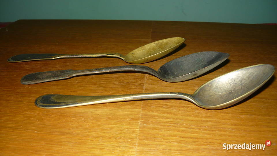 Łyżki posrebrzane NORBLIN FRAGET zestaw 3