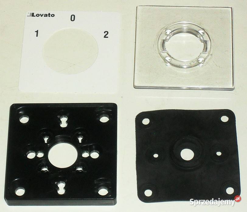 Szyld maskownica łącznika GX16 LOVATO ELECTRIC śląskie