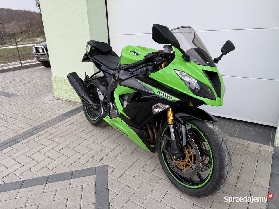 Kawasaki Ninja ZX6r 636 2017r kat A2 35kW podkarpackie Brzozów
