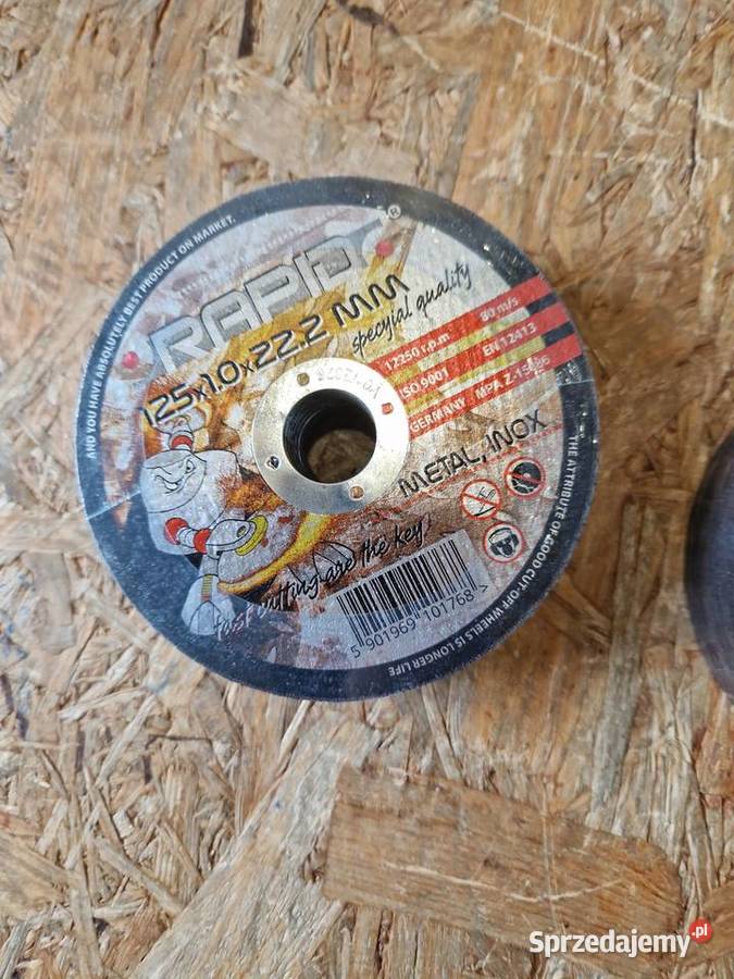 TARCZA TARCZE DO CIĘCIA METALU INOX 125x10 MOCNE wielkopolskie Głogowa