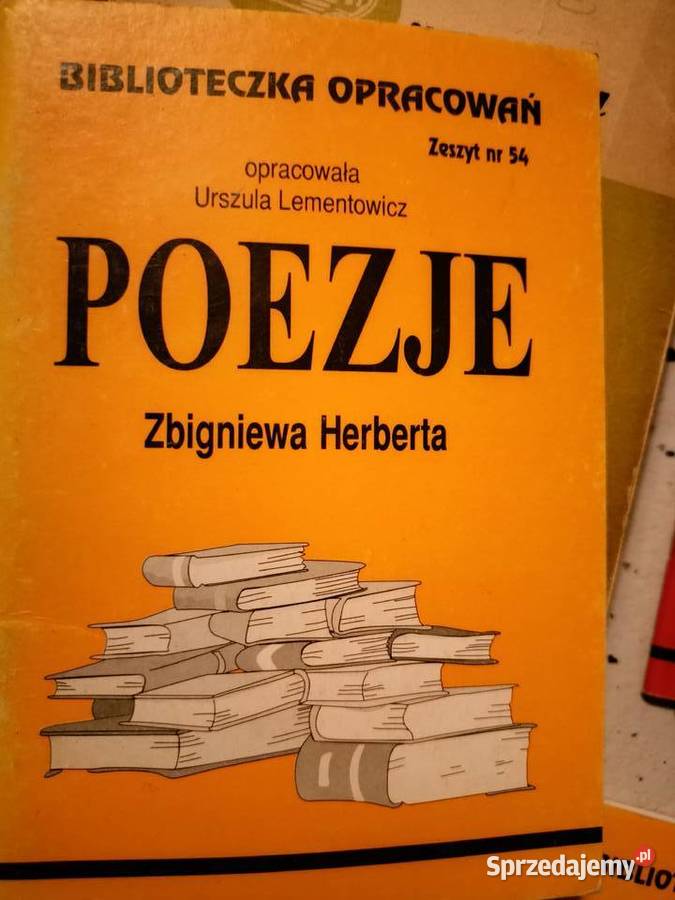 Herbert Poezje biblioteka analiz literatury Rok wydania 2001 mazowieckie