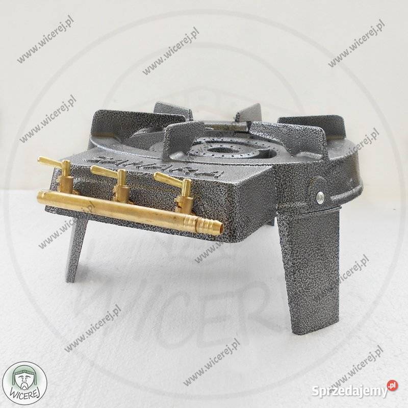 Duży Żeliwny Palnik Taboret Gazowy do Topiarki