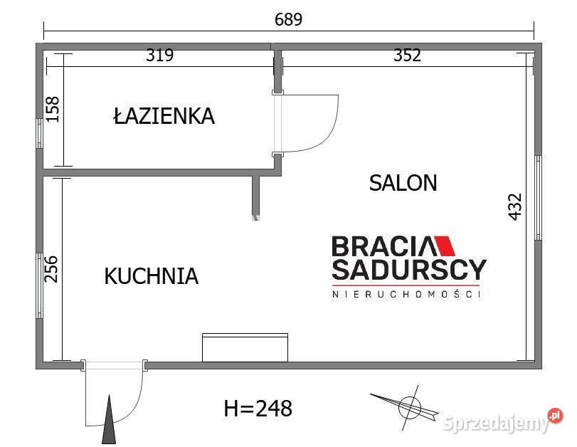 Dom wolnostojący Wawrzeńczyce 36m2