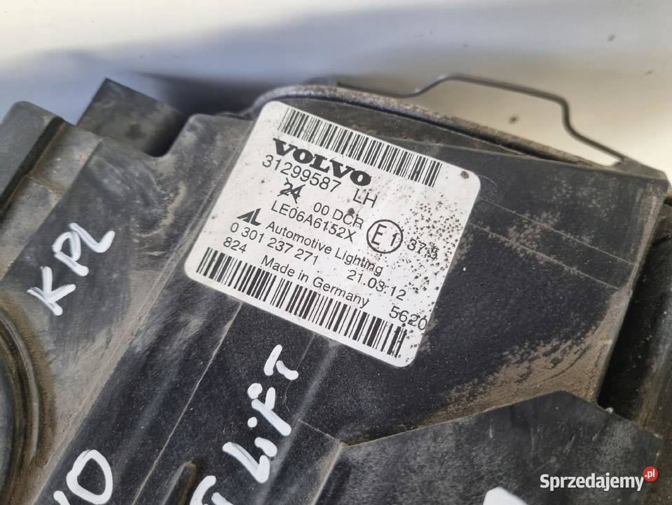 Volvo S40 II V50 LIFT XENON PRZEDNIA LAMPA LEWA lubelskie Janów sprzedam