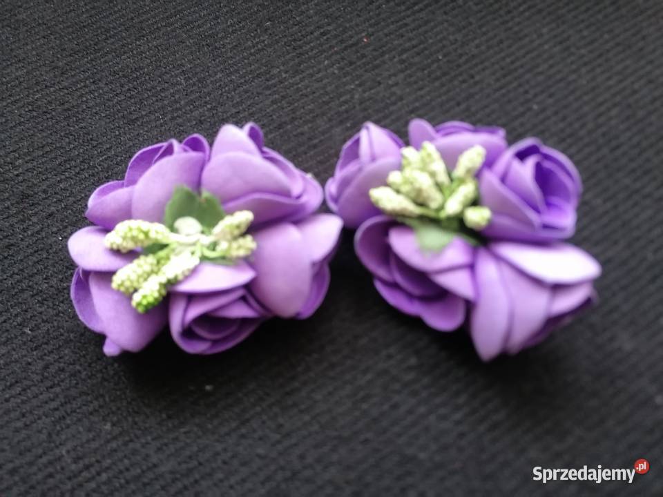 Zapinka do włosów różowa kokardaSpinka Łódź