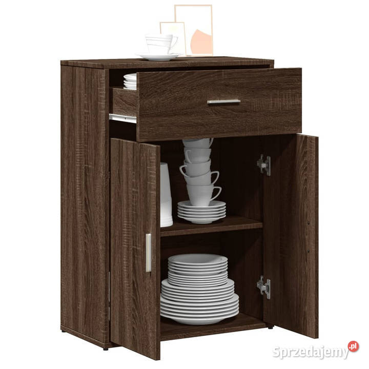 Szafka brązowy dąb 60x30x84 materiał Warszawa