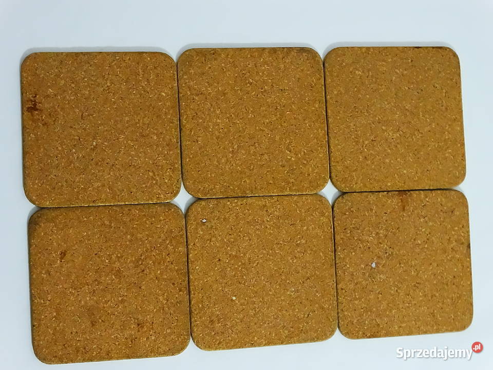 Zestaw 6 podkładek English Fox Hunting korek Biłgoraj