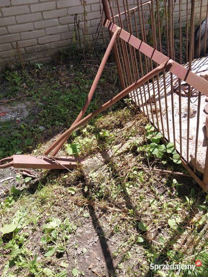 Przyczepka rolnicza dwukołówka z klatką Stopnica