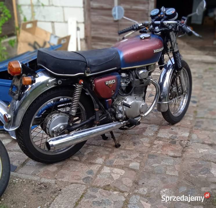 Honda CB 250 K 4 2 w jednej benzyna Grajewo