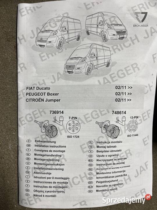 Hak holowniczy z wiązką elektryczną Rok produkcji 2006 wielkopolskie Poznań