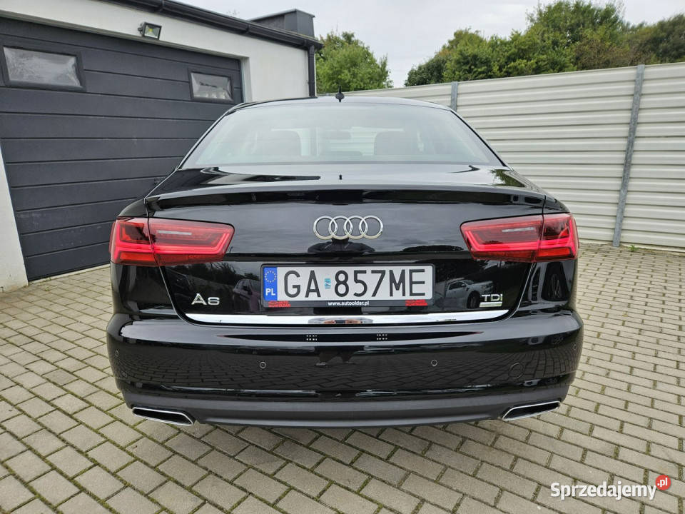 Audi A6 20 TDI 190 ULTRA automat SEDAN zadbany czujnik deszczu Gdynia
