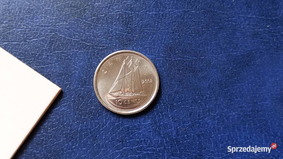 Stare monety 10 cent 2008 Kanada Lesko