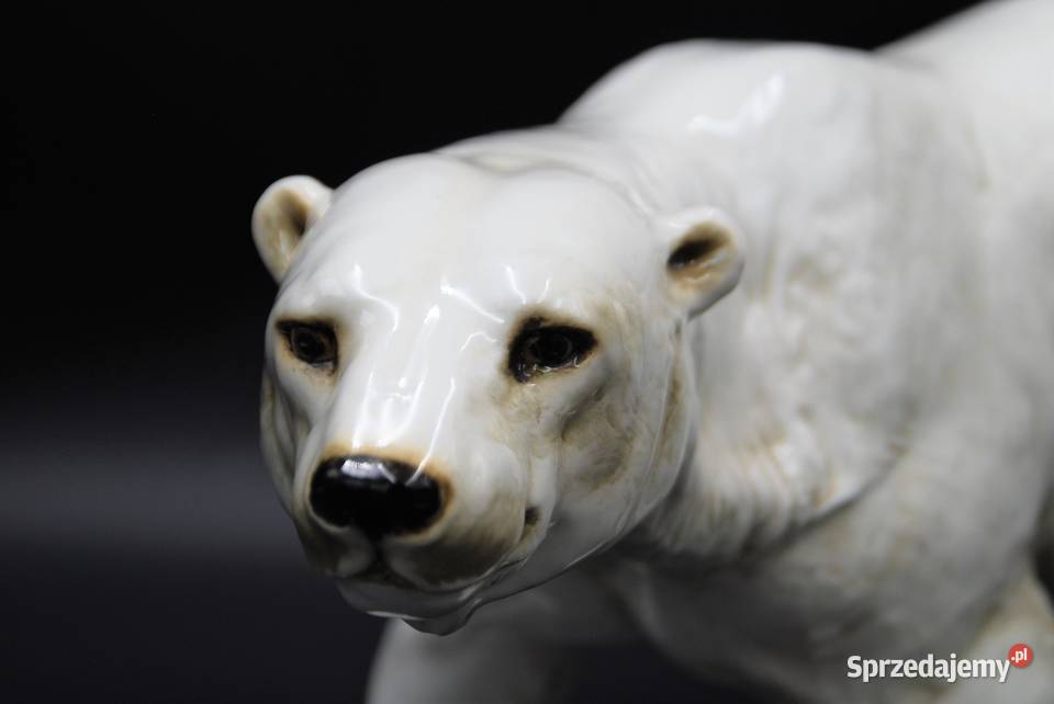 Porcelana Hutschenreuther polarny niedźwiedź Porcelana i szkło Poznań sprzedam
