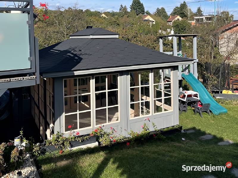 Altana 32 altanka 4x4 oszklona drzwi Altany i wiaty Parzymiechy