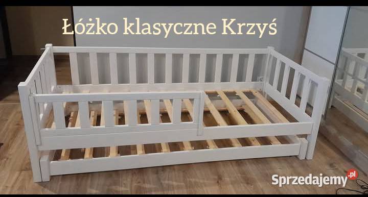 Łóżka drewniane dziecięce piętrowe klasyczne Kielce sprzedam
