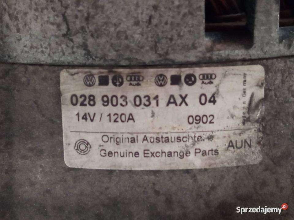ALTERNATOR 028903031AX 19 TDI VW Volkswagen sprzedam