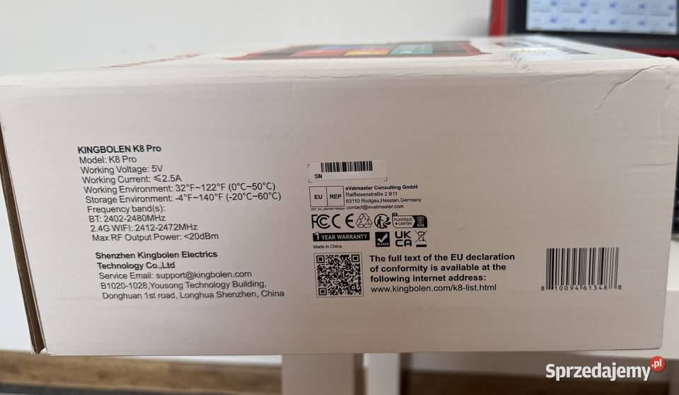 KINGBOLEN K8 PRO tester diagnostycznyużywany Nowodwór-Piaski