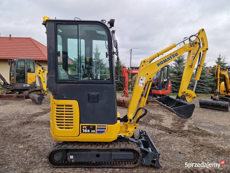 Minikoparka Komatsu PC 16R 2018r 1800mtg Ryżki