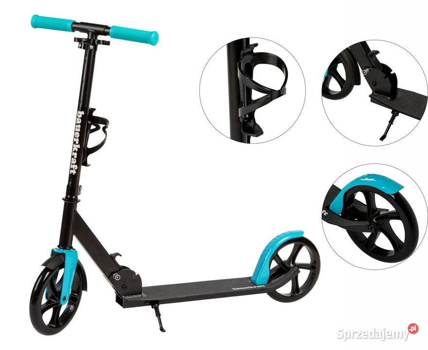 Duża składana hulajnoga 91101 uchwyt na bidon