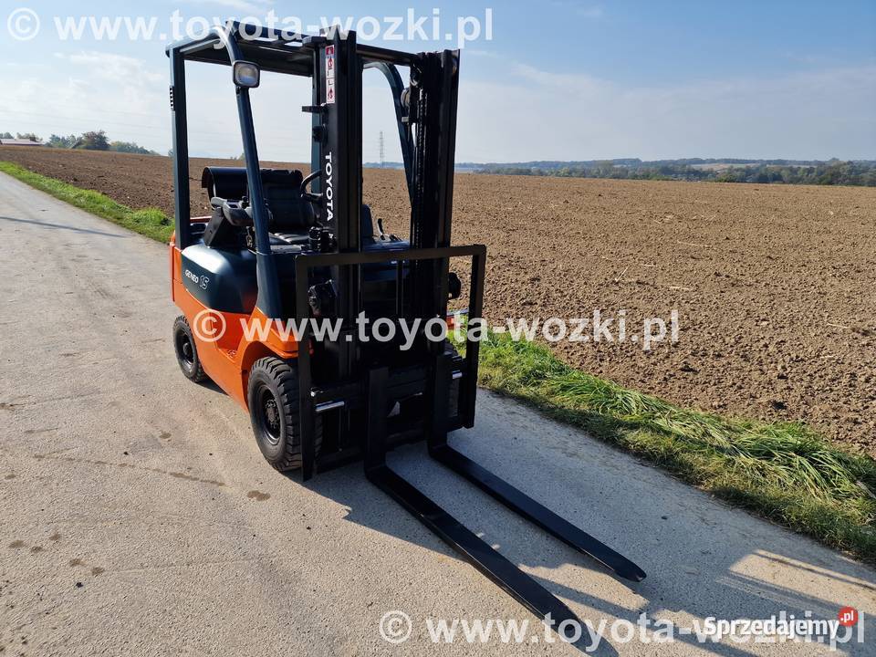 Wózek widłowy TOYOTA 7FG15 wózki widłowe TOYOTA regulowane widły Tychy