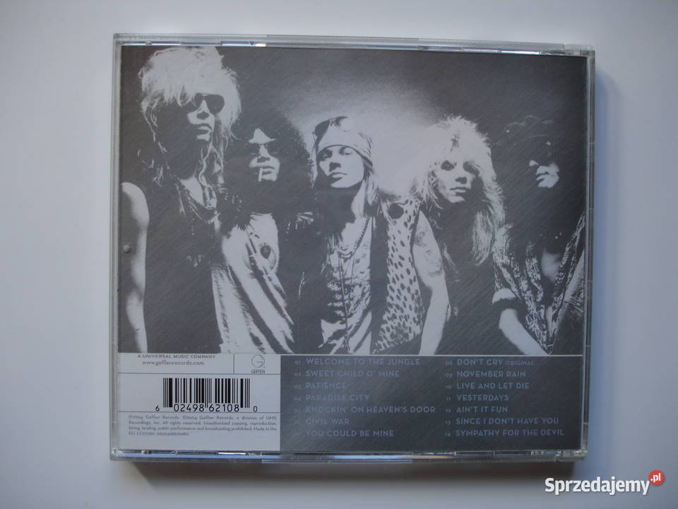 GUNS N ROSES płyta CD rock Płyty i kasety lubuskie Zielona Góra