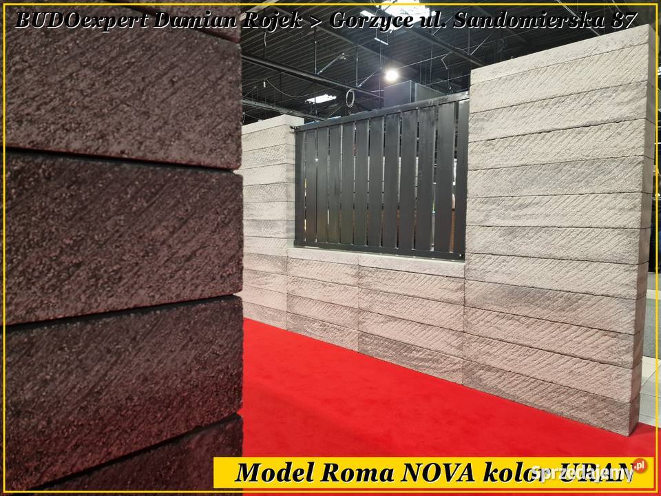 Nowoczesny bloczek na ogrodzenie Joniec Roma Rzeszów sprzedam