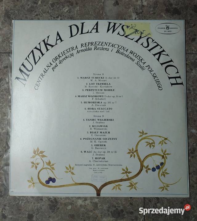 30 Płyta winylowa Muzyka wszystkich Orkiestra WP Tczew