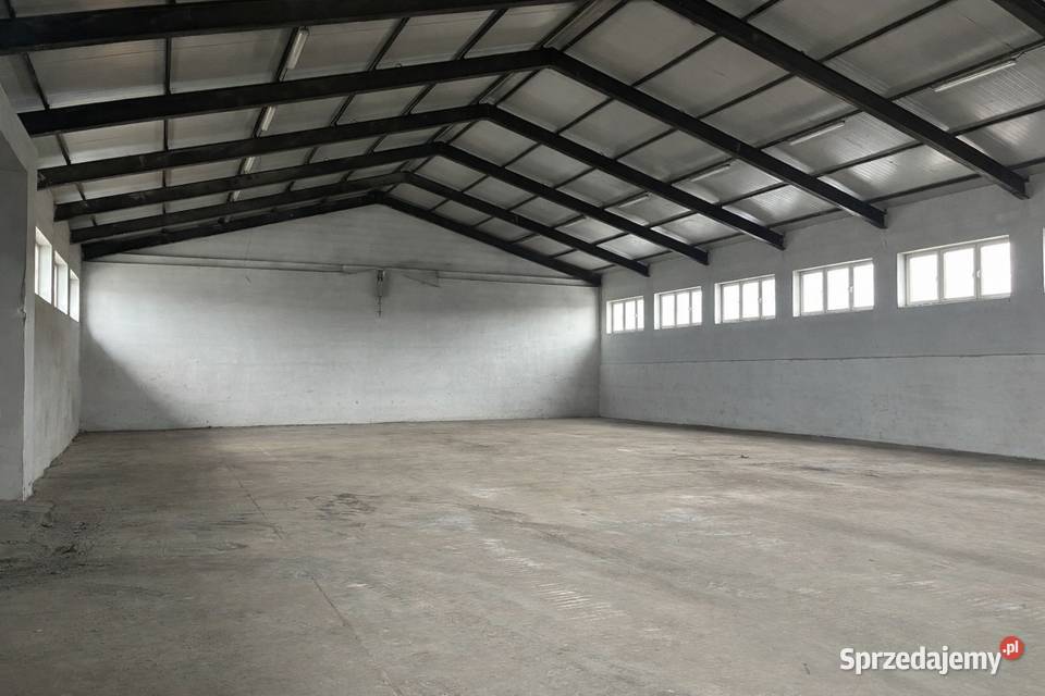Hala magazynowa 930m2 biuro plac Teresin mazowieckie