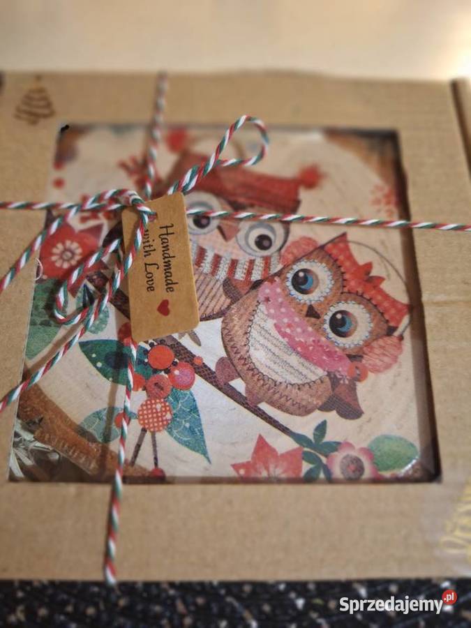 Upominek mikołajkowoświąteczny sówki w podkarpackie Strzyżów