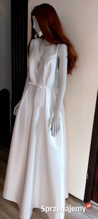 Suknia ślubna z kieszeniami rozmiar 46 Długopole Dolne
