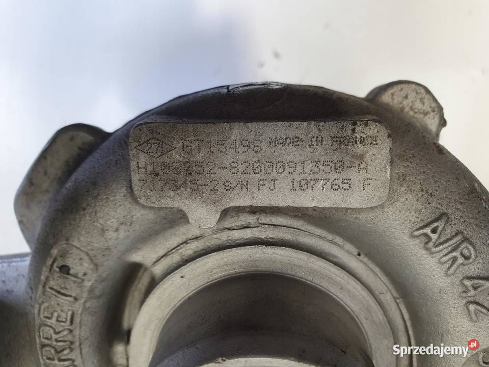TURBOSPRĘŻARKA Renault Trafic II Opel Vivaro 19 Turbosprężarki Chełm sprzedam