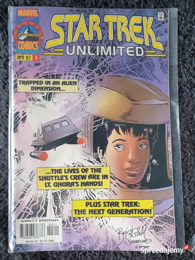 Star Trek Unlimited 3 oryginalne komiksy Marvel Gdynia