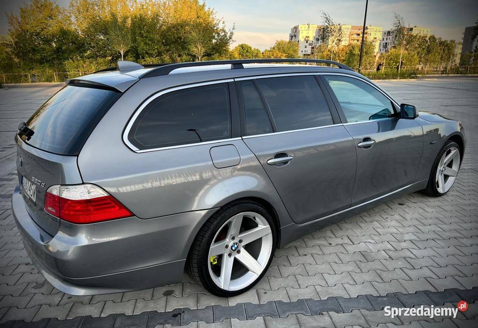 BMW E61 2008 lift 20d automat Panorama skóra 177KM Seria 5 Dąbrowa Górnicza sprzedam